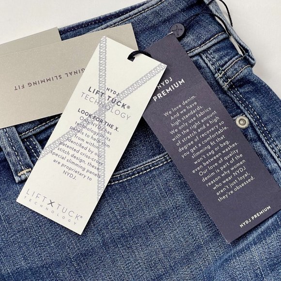 NYDJ‎ Premium Denim Barbara Bootcut Jeans Women 16P NWT Stretch Cotton Pockets - Picture 11 of 11